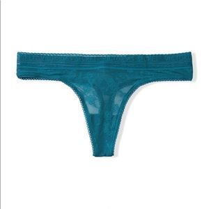 Victoria’s Secret Lace Logo Waist Thong Panty